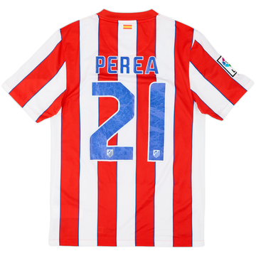 2011-12 Atletico Madrid Home Shirt Perea #21 - 6/10 - (S)