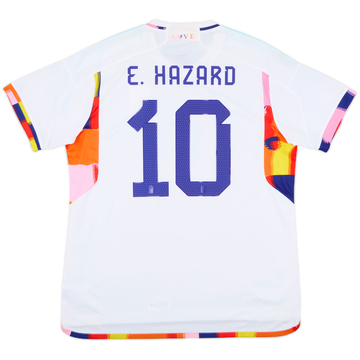 2022-23 Belgium Away Shirt E.Hazard #10 - 9/10 - (XL)