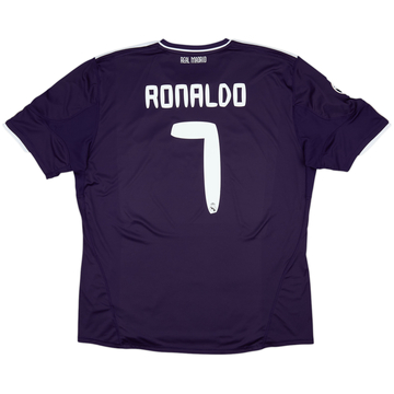 2010-11 Real Madrid CL Third Shirt Ronaldo #7 - 9/10 - (XXL)