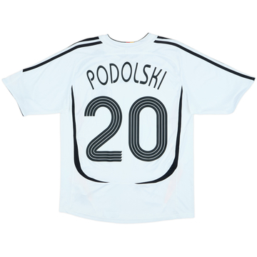 2005-07 Germany Home Shirt Podolski #20 - 6/10 - (XL.Boys)