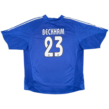 2004-05 Real Madrid Third Shirt Beckham #23 - 8/10 - (XXL)