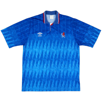 1989-91 Chelsea Home Shirt - 8/10 - (XL)