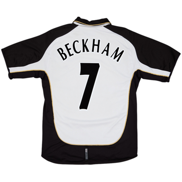 2001-02 Manchester United Centenary Away/Third Shirt Beckham #7 - 6/10 - (L)