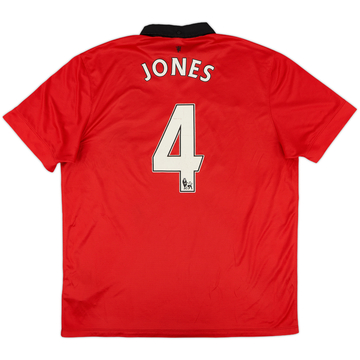 2013-14 Manchester United Home Shirt Jones #4 - 7/10 - (XL)