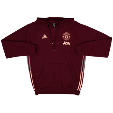 2020-21 Manchester United adidas Hooded Top - 10/10 - (L)