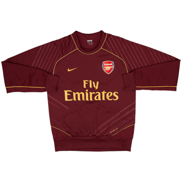 2007-08 Arsenal Nike Sweat Top - 7/10 - (S)
