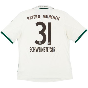2013-14 Bayern Munich Away Shirt Schweinsteiger #31 - 6/10 - (L)