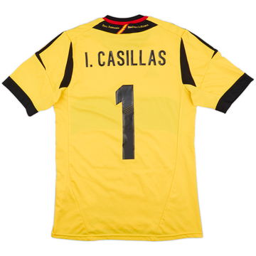 2012-13 Spain GK S/S Shirt I. Casillas #1 - 9/10 - (S)