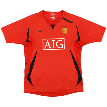 2007-08 Manchester United Nike Training Shirt - 7/10 - (XL.Boys)