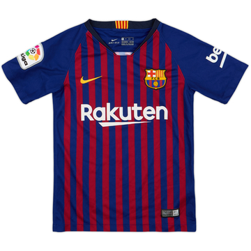 2018-19 Barcelona Home Shirt - 9/10 - (S.Boys)