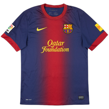 2012-13 Barcelona Home Shirt - 4/10 - (S)