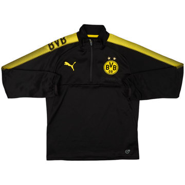 2017-18 Borussia Dortmund Puma 1/4 Zip Drill Top - 7/10 - (XL.Boys)