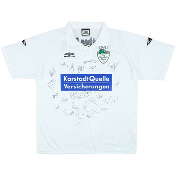 2003-04 Greuther Furth Squad Signed Home Shirt - 6/10 - (XXL)