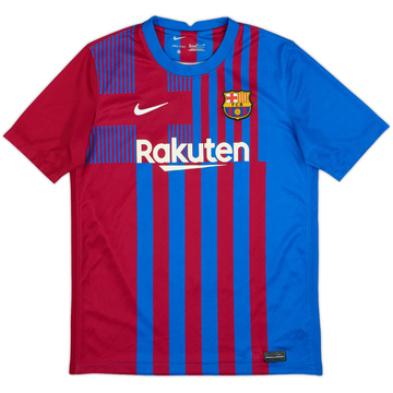 2021-22 Barcelona Home Shirt - 10/10 - (XL.Boys)