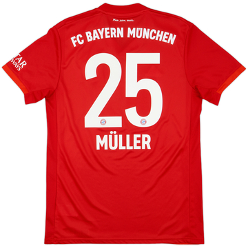 2019-20 Bayern Munich Home Shirt Muller #25 - 9/10 - (M)