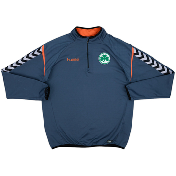 2018-19 Greuther Furth Hummel 1/4 Zip Drill Top - 7/10 - (L)