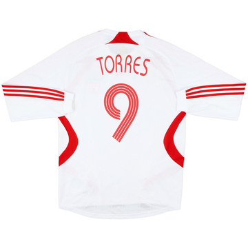 2007-08 Liverpool Away L/S Shirt Torres #9 - 8/10 - (M)