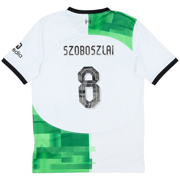 2023-24 Liverpool Away Shirt Szoboszlai #8 - 9/10 - (L.Boys)