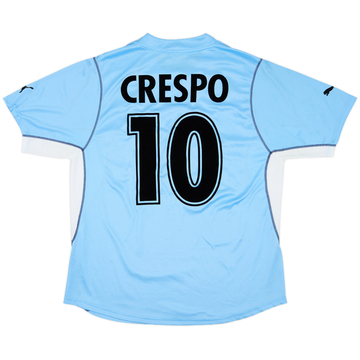 2001-02 Lazio Home Shirt Crespo #10 - 7/10 - (XXL)
