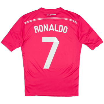 Camiseta de visitante del Real Madrid 2014-15 Ronaldo #7 (XL.Niños)