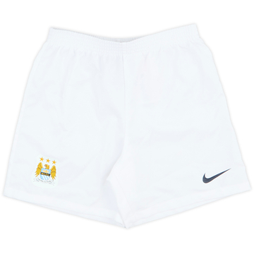 2013-14 Manchester City Home Shorts - 9/10 - (6-7 Years)