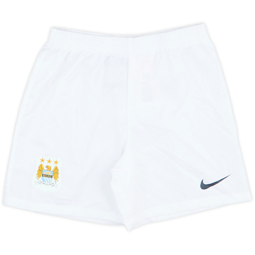 2013-14 Manchester City Home Shorts - 10/10 - (5-6 Years)
