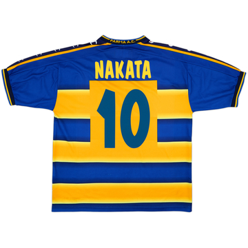 2001-02 Parma Home Shirt Nakata #10 - 8/10 - (M)