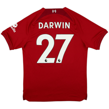 2022-23 Liverpool Home Shirt Darwin #27 - 7/10 - (M)