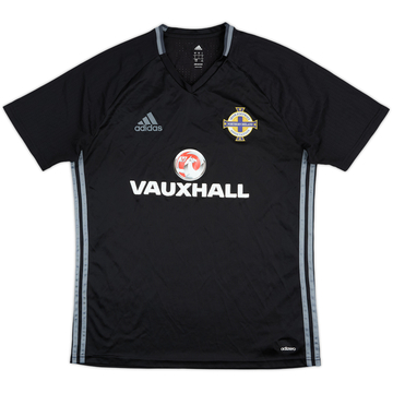 2016-17 Northern Ireland adizero Training Shirt - 9/10 - (L)
