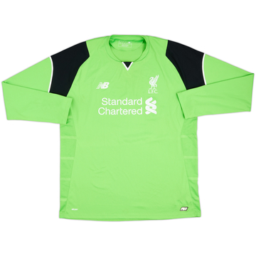2016-17 Liverpool GK Shirt - 7/10 - (XXL)