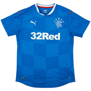 2016-18 Rangers Home Shirt - 8/10 - (L)