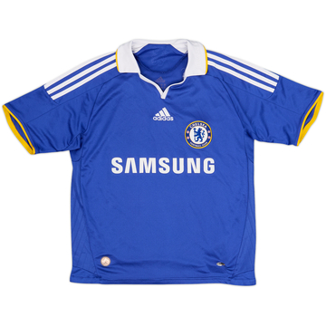 2008-09 Chelsea Home Shirt - 8/10 - (L.Boys)