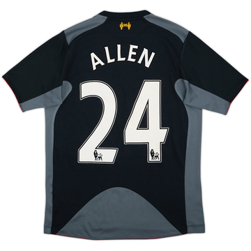2012-13 Liverpool Away Shirt Allen #24 - 7/10 - (XL.Boys)