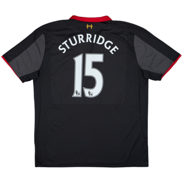 2014-15 Liverpool Third Shirt Sturridge #15 - 7/10 - (XXL)