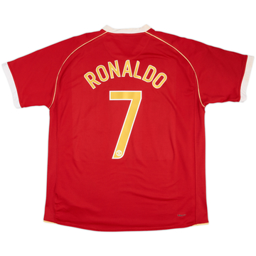 2006-07 Manchester United Home Shirt Ronaldo #7 - 6/10 - (XL)