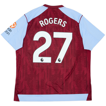 2023-24 Aston Villa Home Shirt Rogers #27 - 6/10 - (XXL)