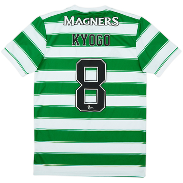 2021-22 Celtic Home Shirt Kyogo #8 - 8/10 - (S)
