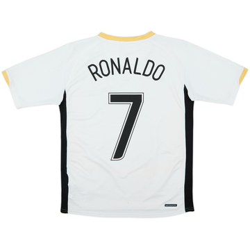 2006-08 Manchester United Away Shirt Ronaldo #7 - 6/10 - (XL.Boys)