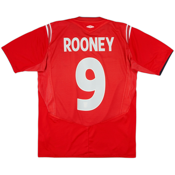 2004-06 England Away Shirt Rooney #9 - 8/10 - (S)