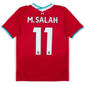 2020-21 Liverpool Home Shirt M.Salah #11 - 7/10 - (XL.Boys)