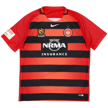 2016-17 Western Sydney Wanderers Home Shirt - 8/10 - (XL)