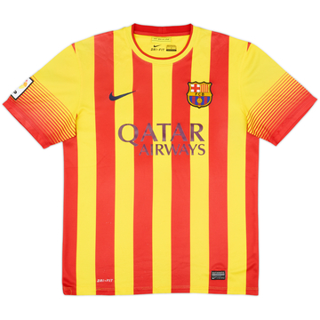 2013-15 Barcelona Away Shirt Alvaro #11 - 4/10 - (M)