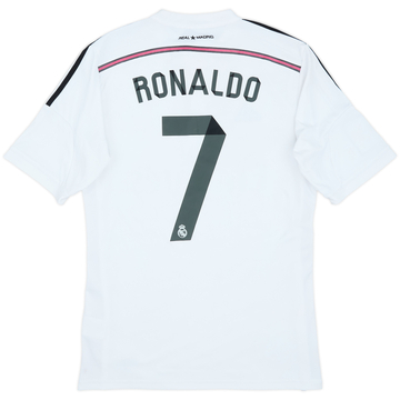 2014-15 Real Madrid Home Shirt Ronaldo #7 - 6/10 - (M)