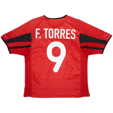 2001-02 Atletico Madrid Away Shirt F.Torres #9 - 6/10 - (M)