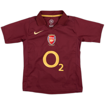 2005-06 Arsenal Home Shirt - 8/10 - (7-8 Years)