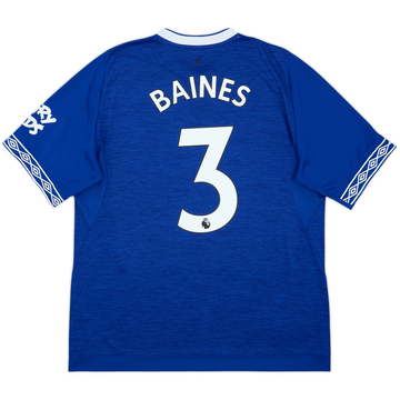 2018-19 Everton Home Shirt Baines #3 - 8/10 - (XL)