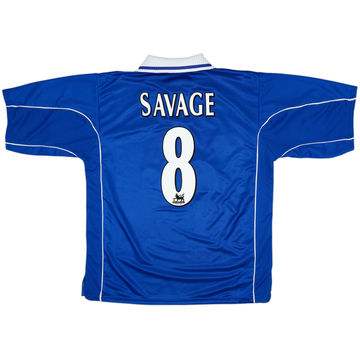 2001-02 Leicester Home Shirt Savage #8 - 7/10 - (XXL)