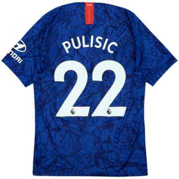 2019-20 Chelsea Home Shirt Pulisic #22 - 8/10 - (S)