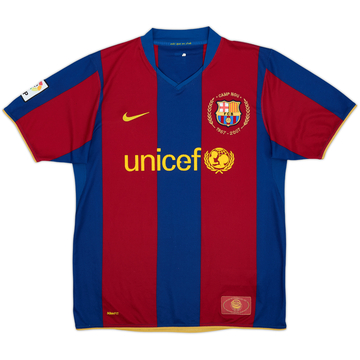 2007-08 Barcelona Home Shirt - 5/10 - (M)