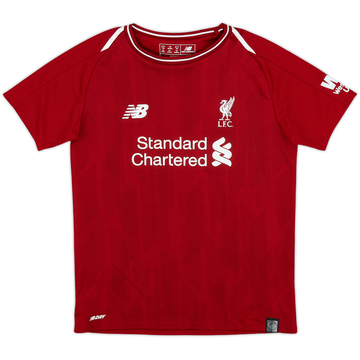 2018-19 Liverpool Home Shirt - 8/10 - (6-7 Years)
